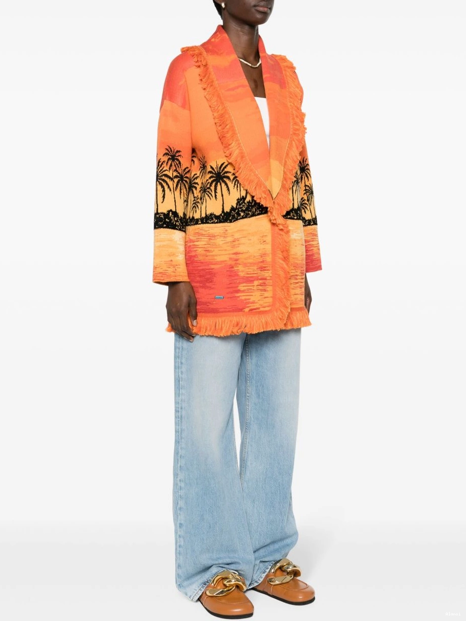 Cheap cardigan sunset-print Women Alanui Keralda 0425